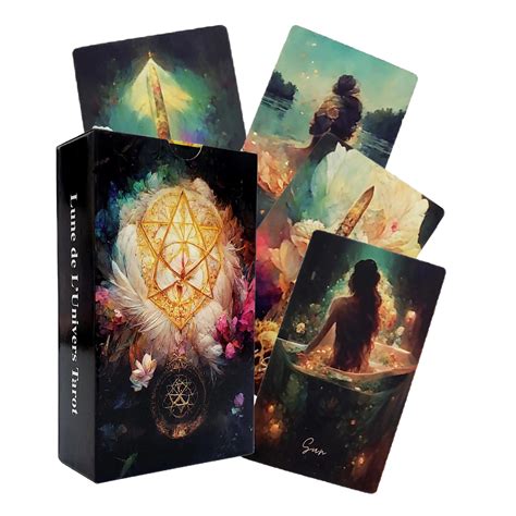 X Cm Universe Moon Tarot Card Cards Set Fate Divination Tarot Deck