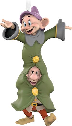 Dopey And Sneezy Dancing Duo Hallmark Keepsake Ornament Available For