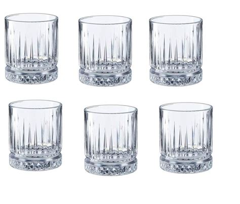 Paşabahçe kristal 6 lı shot bardak tekila bardağı 60cc elysia