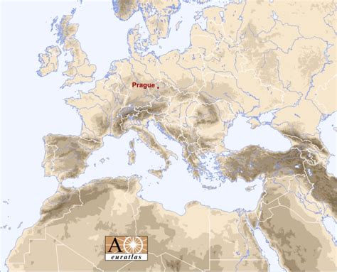 Europe Atlas: the Cities of Europe and Mediterranean Basin - Prague