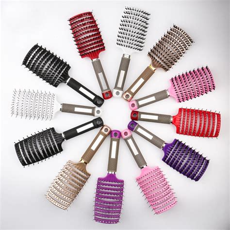 Appareils beauté santé Brosse à cheveux en Nylon pour femmes peigne de