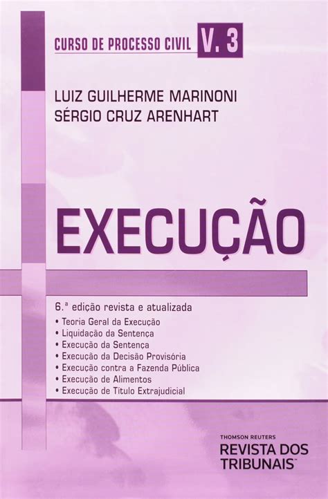 Amazon Curso De Processo Civil Execucao Vol