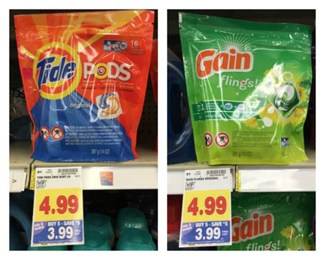 Tide Pods and Gain Flings ONLY $1.99 with Kroger Mega Event!! - Kroger ...