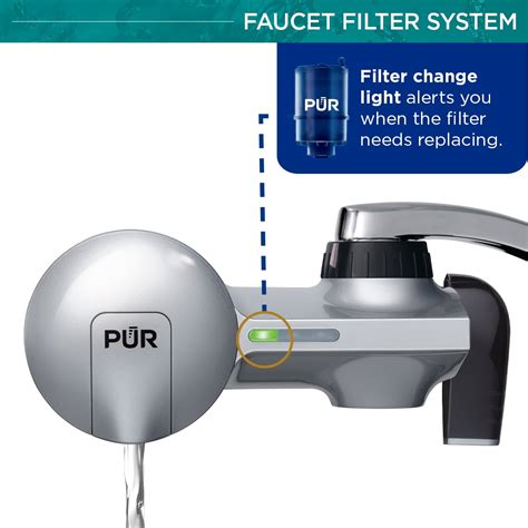 Buy PUR PLUS Faucet Mount Water Filtration System Silver Matte