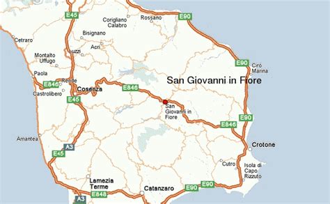 Maps of San Giovanni in Fiore (Italy)