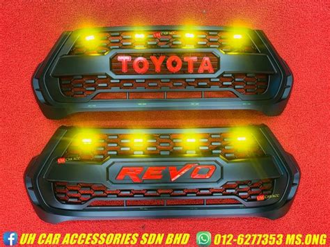 Toyota Hilux Rogue 2020 Front Grill With LED UH Car