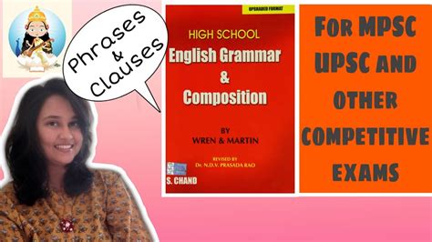 MPSC UPSC ENGLISH GRAMMAR Phrases And Clauses Introduction Wren And