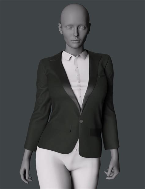 Mdu Dforce Blazer For Genesis And Females Daz D