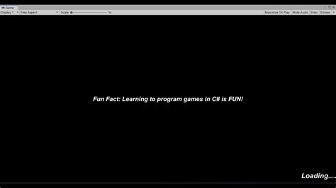 How To Create A Loading Screen With Facts In Unity Source Code