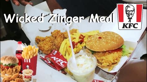 Wicked Zinger Meal By Kfc Ghana Hungrygh Youtube