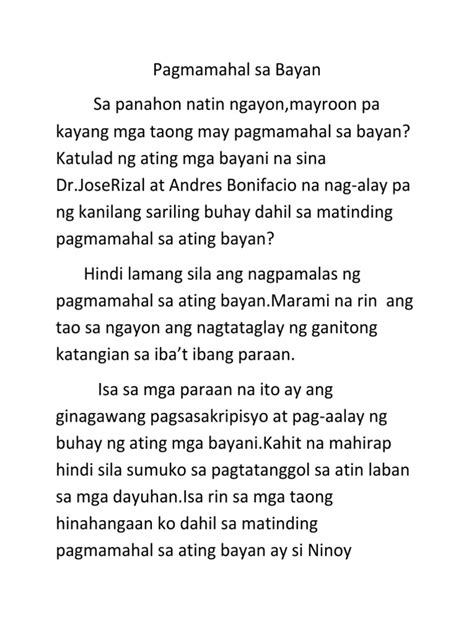 Tula Tungkol Sa Pagmamahal Sa Kalikasan Sa Kapwa At Sa Diyos Porn Sex Picture