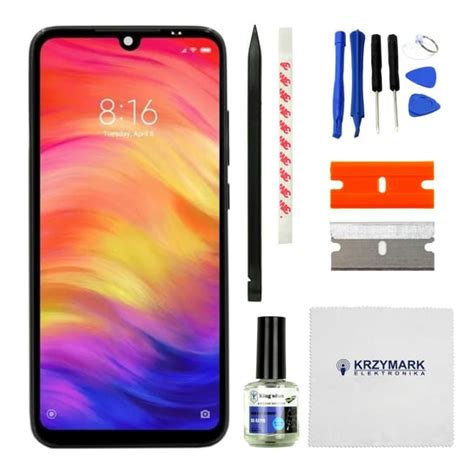 WYŚWIETLACZ DOTYK EKRAN LCD REDMI NOTE 7 RAMKA NARZĘDZIA Zamiennik