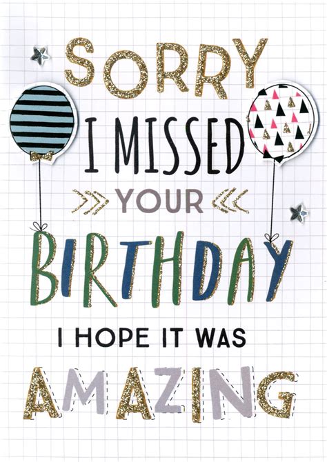 Fuck I Missed Your Birthday Card Belated Birthday Card Funny Etsy Hot Sex Picture