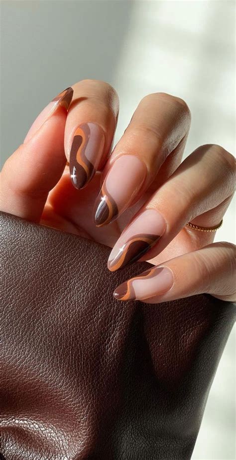 50 Gorgeous Fall Nails That Re Perfect For Thanksgiving Brown And