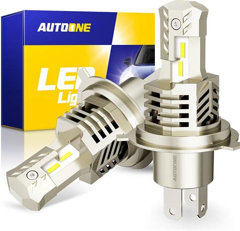 Autoone H Hb Led Headlight Bulb Lumens Canbus Hi Lo Led