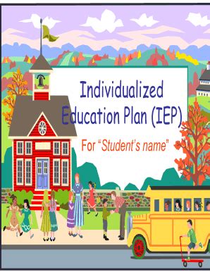 Fillable Online Individualized Education Plan IEP GST Multidistrict