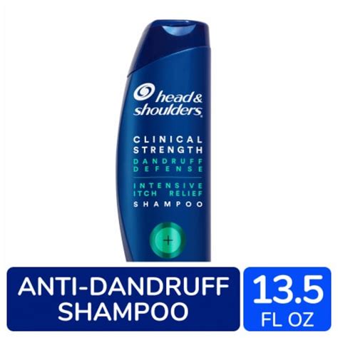 Head and Shoulders Clinical Dandruff Shampoo, Intensive Itch Relief, 13 ...