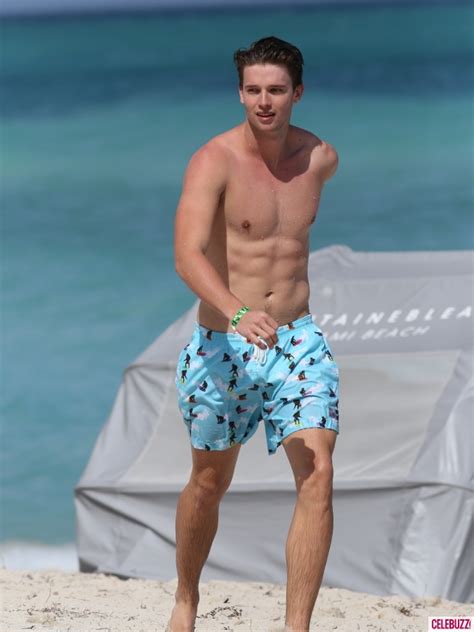 Shirtless Patrick Schwarzenegger Caught Shirtless And Showing Off Nearly Naked And Completely