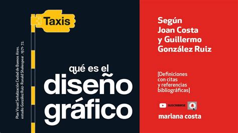 Qué es el Diseño Gráfico según Joan Costa y Guillermo González Ruiz