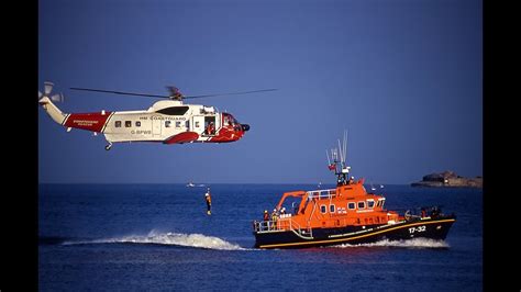 Rescue Helicopter In Action Portland Coastguard 1995 YouTube