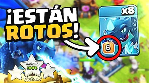 Como meten los DRAGONES ELÉCTRICOS al nivel MÁXIMO Clash of Clans