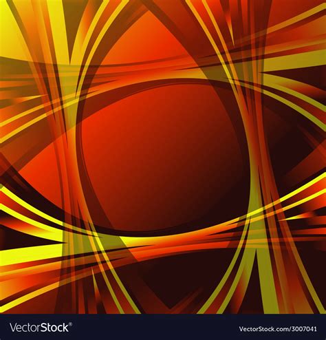 Orange Yellow Wave Swirl Background Royalty Free Vector