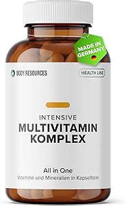 Intensive Multivitamin Komplex 700mg I Hochdosierte Premium Kapseln I