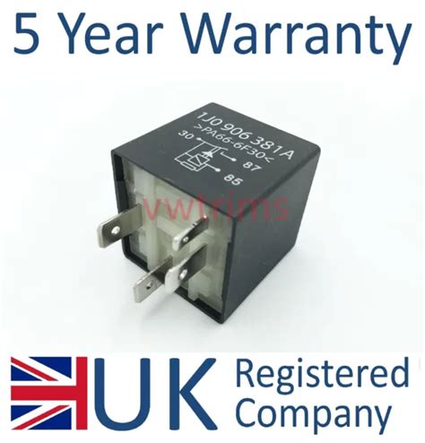 Ecu Fuel Pump Relay Number Vw Audi Seat Skoda J A Grey