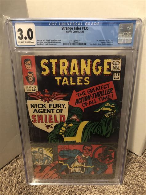 Strange Tales Cgc St Appearance Nick Fury Agent Of S H