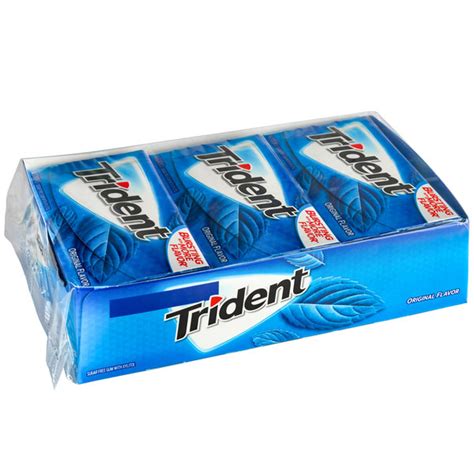 Trident Original Sugar Free Gum Piece Pack Case