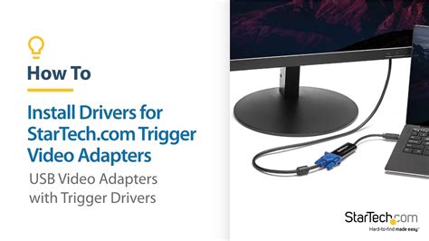 How To Install Trigger Usb Video Adapter Drivers Startech Youtube