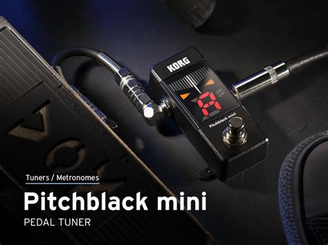 Pitchblack Mini Accordeur À PÉdale Korg France