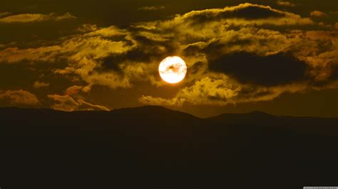 Sunlight Sunset Night Sky Clouds Moon Evening Sun Moonlight Atmosphere Dusk Cloud