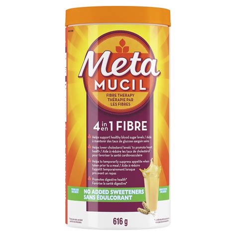 Metamucil 4 In 1 Original Smooth Fibre Therapy Unflavoured 616 G