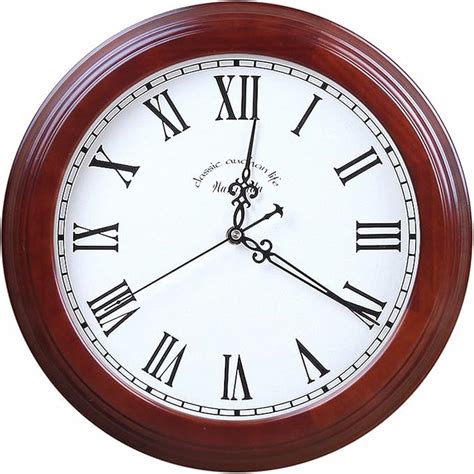 Wall Clock Wall Clocks Battery Operated 14 Inch Non Ticking Hanging