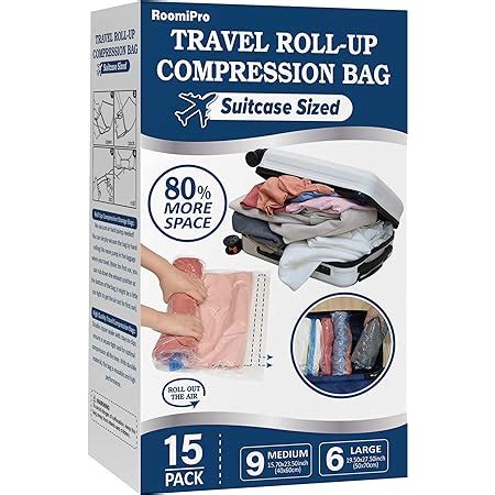 Amazon Travel Compression Bags Hibag Pack Roll Up Space