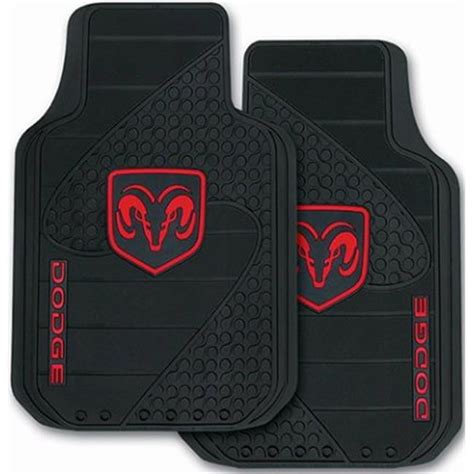 Plasticolor 1599r25 001599 Dodge Ram Logo Floor Mats Gray