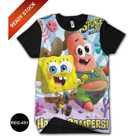 Jual Baju Spongebob Squarepants Baju Anak Dan Dewasa Spongebob Series