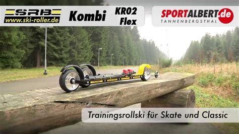 Rollski Skiroller SRB Kombiroller Skate Classik KR02 Flex 2012 2013