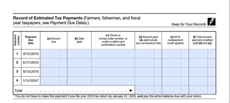 2024 Estimated Tax Worksheet Instructions