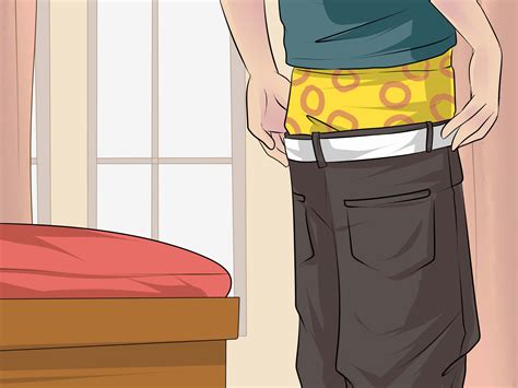 How To Wear Really Low Baggy Pants Without Losing Them 13 Steps