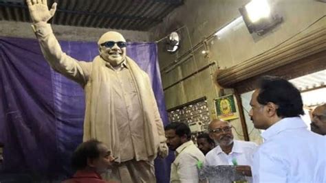 Karunanidhi statue at DMK headquarters to be unveiled in December