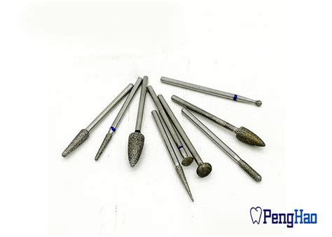 Hp Diamond Bur Electroplated Type For Dental Lab Ceramic Grinding