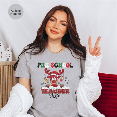 4k Teacher Shirt Christmas 4k Teacher Pre School Teacher Etsy