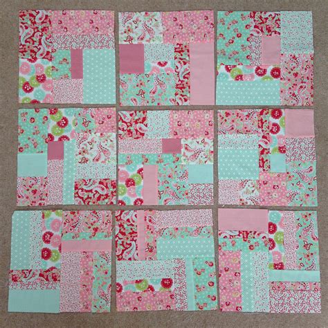 The Pink Button Tree Designing My Own Patchwork Quilt