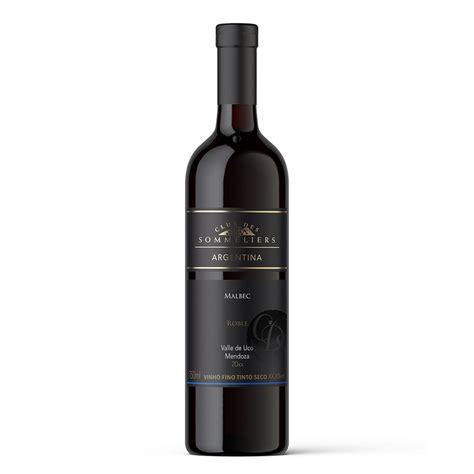 Vino Tinto Seco Malbec Roble Club Des Sommeliers Marca Excl