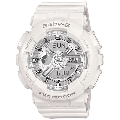 Reloj Casio Baby G Mujer Ba A Er Blanco Gris Joyeriacanovas