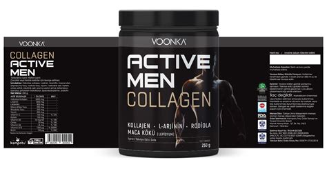 Voonka Collagen Active Men Toz Ye Il Elma Gr Dermoeczanem