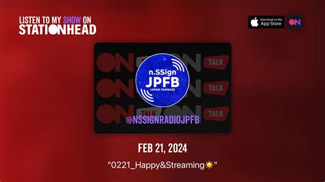 Listen To My Show On Nssignradiojpfb On The Stationhead App