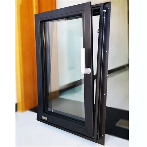 Inswing Open Extruded Profile Double Three Aluminum Sash Casement